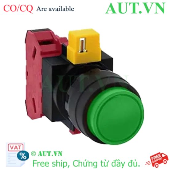 Ảnh của Nút nhấn nhả không đèn IDEC HW1B-M201G D22 1NC (Xanh)