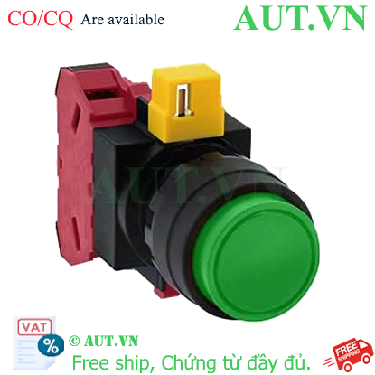 Ảnh của Nút nhấn nhả không đèn IDEC HW1B-M201G-MAU D22 1NC (Xanh)