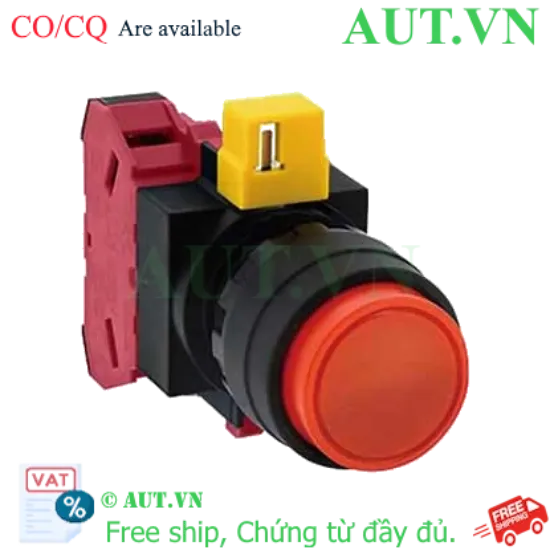 Ảnh của Nút nhấn nhả không đèn IDEC HW1B-M201R-MAU D22 1NC (Đỏ)