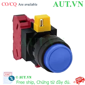 Ảnh của Nút nhấn nhả không đèn IDEC HW1B-M201S-MAU D22 1NC (Xanh)