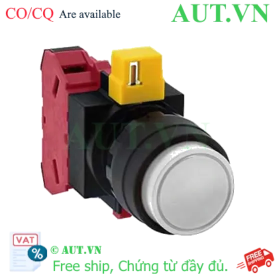 Ảnh của Nút nhấn nhả không đèn IDEC HW1B-M201W-MAU D22 1NC (Trắng)