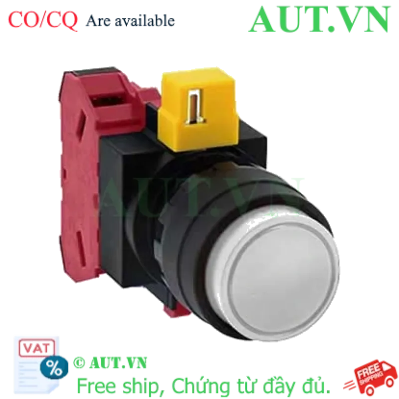 Ảnh của Nút nhấn nhả không đèn IDEC HW1B-M201W-MAU D22 1NC (Trắng)