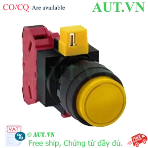 Ảnh của Nút nhấn nhả không đèn IDEC HW1B-M201Y-MAU D22 1NC (Vàng)