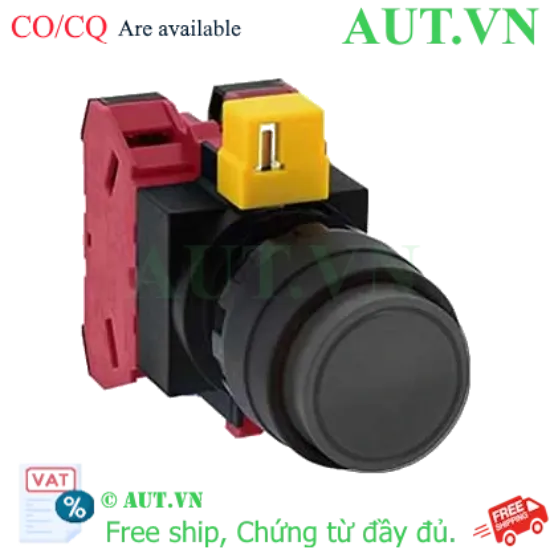 Ảnh của Nút nhấn nhả không đèn IDEC HW1B-M202B-MAU D22 2NC (Đen)
