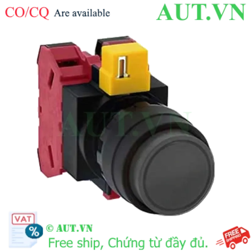 Ảnh của Nút nhấn nhả không đèn IDEC HW1B-M202B-MAU D22 2NC (Đen)