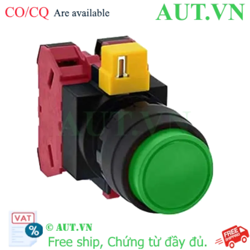 Ảnh của Nút nhấn nhả không đèn IDEC HW1B-M202G D22 2NC (Xanh)