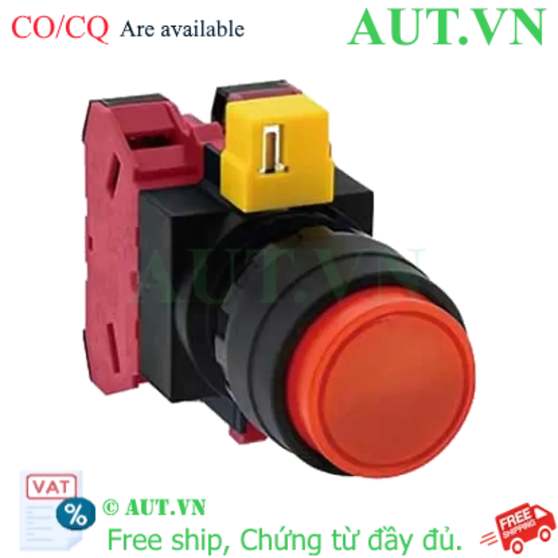 Ảnh của Nút nhấn nhả không đèn IDEC HW1B-M202R D22 2NC (Đỏ)