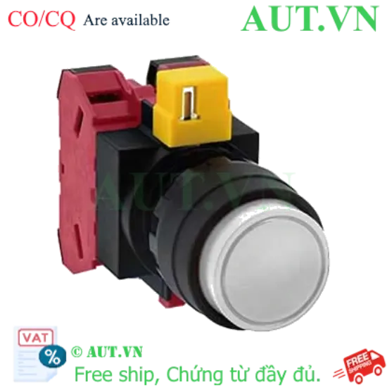 Ảnh của Nút nhấn nhả không đèn IDEC HW1B-M202W-MAU D22 2NC (Trắng)