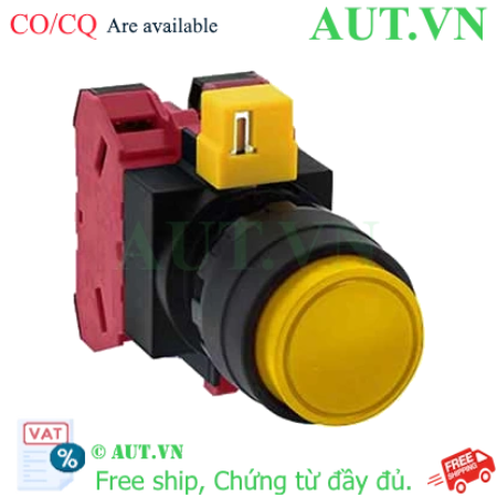 Ảnh của Nút nhấn nhả không đèn IDEC HW1B-M202Y D22 2NC (Vàng)