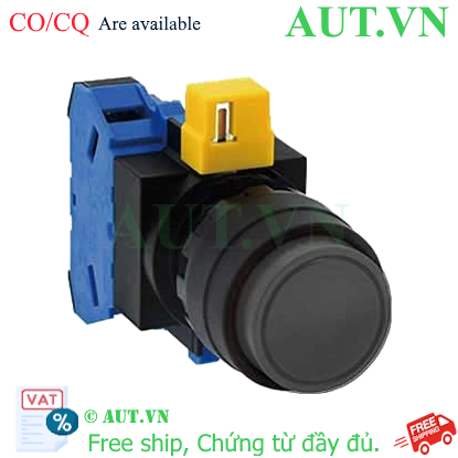 Ảnh của Nút nhấn nhả không đèn IDEC HW1B-M210B D22 1NO (Đen)