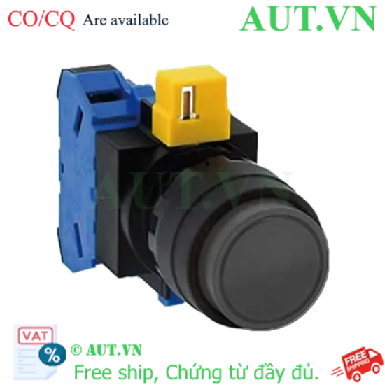 Ảnh của Nút nhấn nhả không đèn IDEC HW1B-M210B-MAU D22 1NO (Đen)