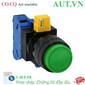 Ảnh của Nút nhấn nhả không đèn IDEC HW1B-M210G D22 1NO (Xanh)