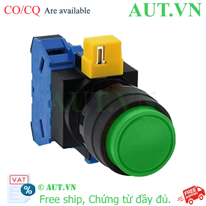 Ảnh của Nút nhấn nhả không đèn IDEC HW1B-M210G D22 1NO (Xanh)