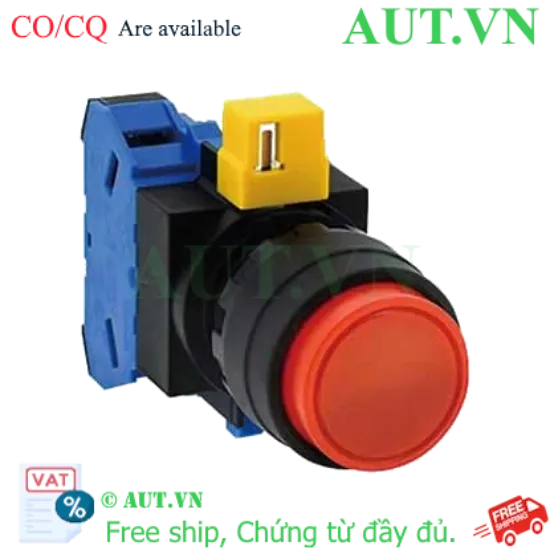 Ảnh của Nút nhấn nhả không đèn IDEC HW1B-M210R-MAU D22 1NO (Đỏ)