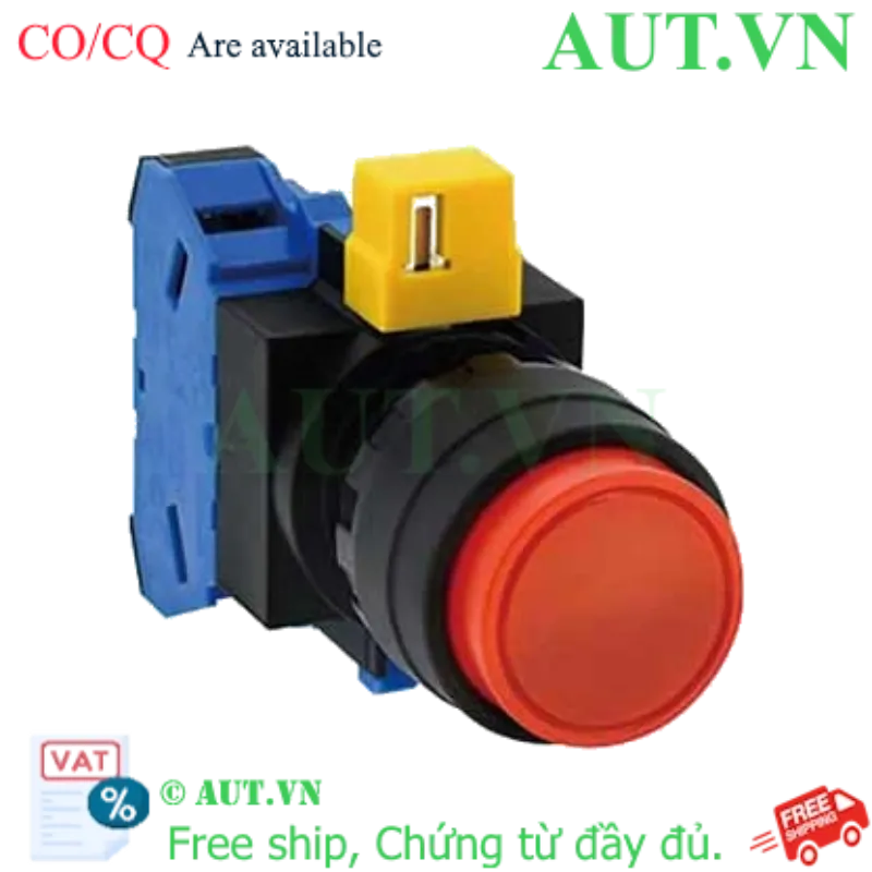 Ảnh của Nút nhấn nhả không đèn IDEC HW1B-M210R-MAU D22 1NO (Đỏ)