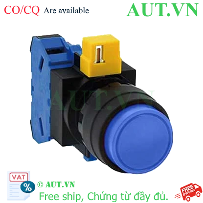 Ảnh của Nút nhấn nhả không đèn IDEC HW1B-M210S-MAU D22 1NO (Xanh)