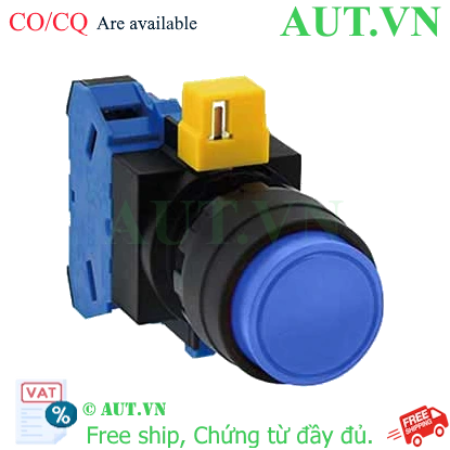 Ảnh của Nút nhấn nhả không đèn IDEC HW1B-M210S-MAU D22 1NO (Xanh)