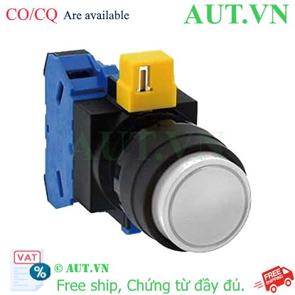 Ảnh của Nút nhấn nhả không đèn IDEC HW1B-M210W D22 1NO (Trắng)