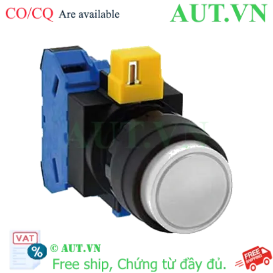 Ảnh của Nút nhấn nhả không đèn IDEC HW1B-M210W D22 1NO (Trắng)