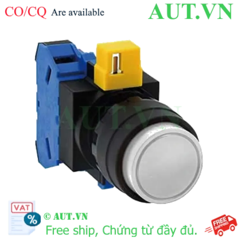 Ảnh của Nút nhấn nhả không đèn IDEC HW1B-M210W D22 1NO (Trắng)