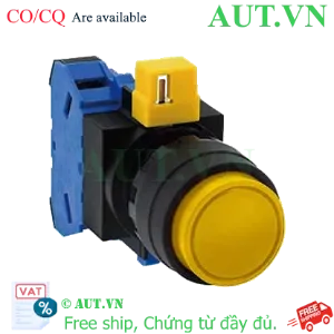 Ảnh của Nút nhấn nhả không đèn IDEC HW1B-M210Y-MAU D22 1NO (Vàng)