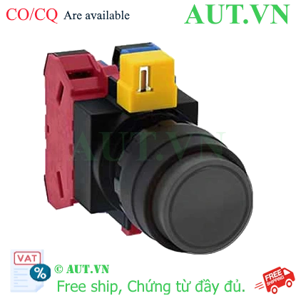 Ảnh của Nút nhấn nhả không đèn IDEC HW1B-M211B-MAU D22 1NO+1NC (Đen)