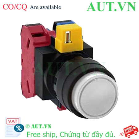Ảnh của Nút nhấn nhả không đèn IDEC HW1B-M211W D22 1NO+1NC (Trắng)