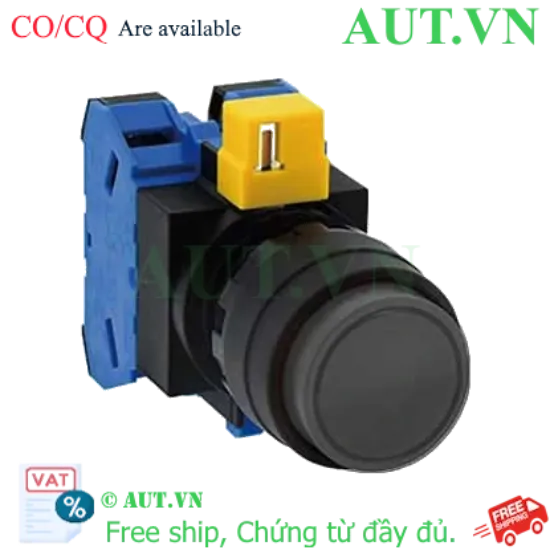 Ảnh của Nút nhấn nhả không đèn IDEC HW1B-M220B D22 2NO (Đen)
