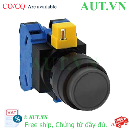 Ảnh của Nút nhấn nhả không đèn IDEC HW1B-M220B-MAU D22 2NO (Đen)