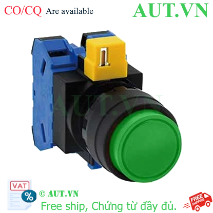 Ảnh của Nút nhấn nhả không đèn IDEC HW1B-M220G-MAU D22 2NO (Xanh)