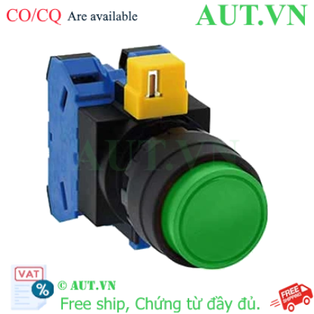 Ảnh của Nút nhấn nhả không đèn IDEC HW1B-M220G-MAU D22 2NO (Xanh)