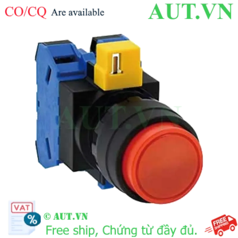Ảnh của Nút nhấn nhả không đèn IDEC HW1B-M220R-MAU D22 2NO (Đỏ)