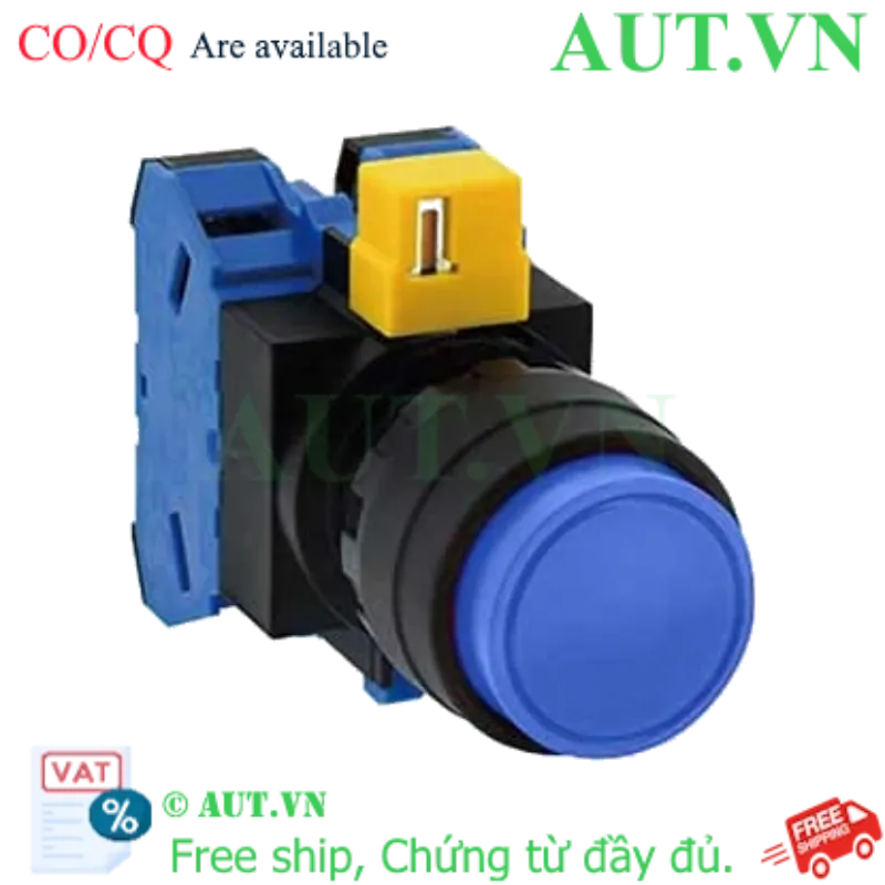 Ảnh của Nút nhấn nhả không đèn IDEC HW1B-M220S D22 2NO (Xanh)