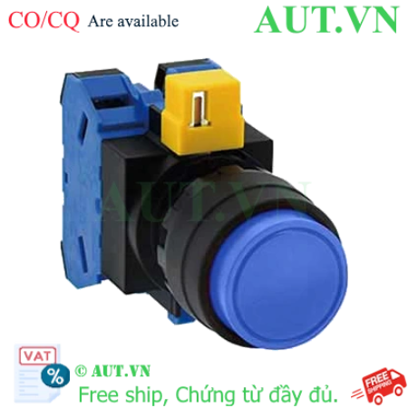 Ảnh của Nút nhấn nhả không đèn IDEC HW1B-M220S-MAU D22 2NO (Xanh)