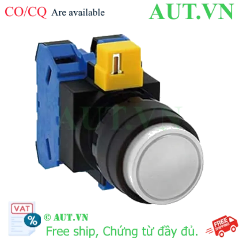 Ảnh của Nút nhấn nhả không đèn IDEC HW1B-M220W D22 2NO (Trắng)