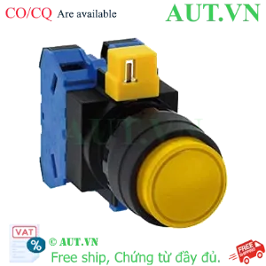 Ảnh của Nút nhấn nhả không đèn IDEC HW1B-M220Y-MAU D22 2NO (Vàng)