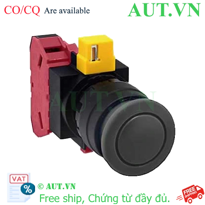 Ảnh của Nút nhấn nhả không đèn IDEC HW1B-M301B-MAU D22 1NC (Đen)