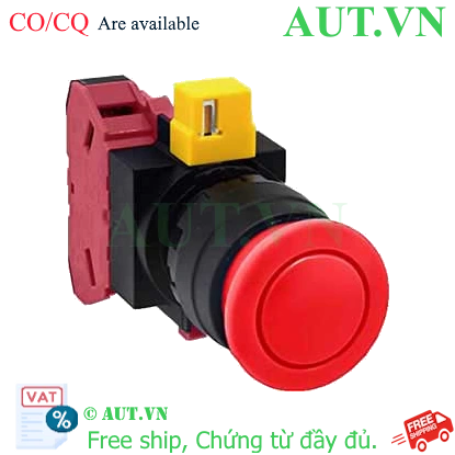 Ảnh của Nút nhấn nhả không đèn IDEC HW1B-M301R-MAU D22 1NC (Đỏ)