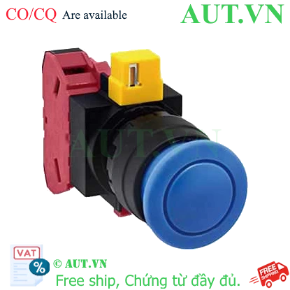 Ảnh của Nút nhấn nhả không đèn IDEC HW1B-M301S-MAU D22 1NC (Xanh)