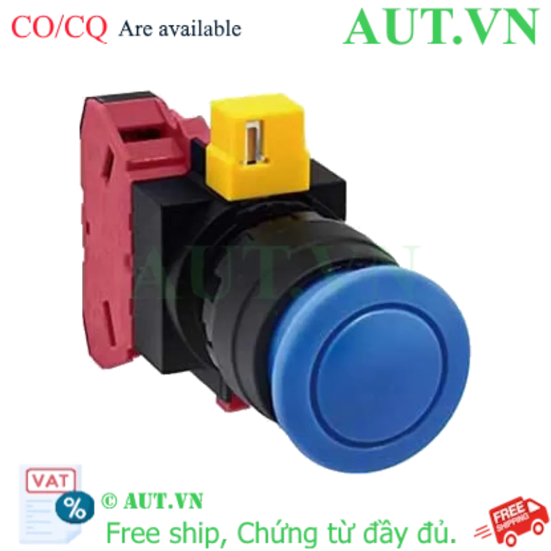 Ảnh của Nút nhấn nhả không đèn IDEC HW1B-M301S-MAU D22 1NC (Xanh)