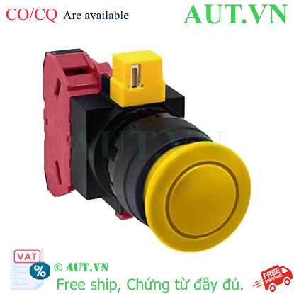 Ảnh của Nút nhấn nhả không đèn IDEC HW1B-M301Y-MAU D22 1NC (Vàng)