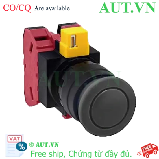 Ảnh của Nút nhấn nhả không đèn IDEC HW1B-M302B D22 2NC (Đen)