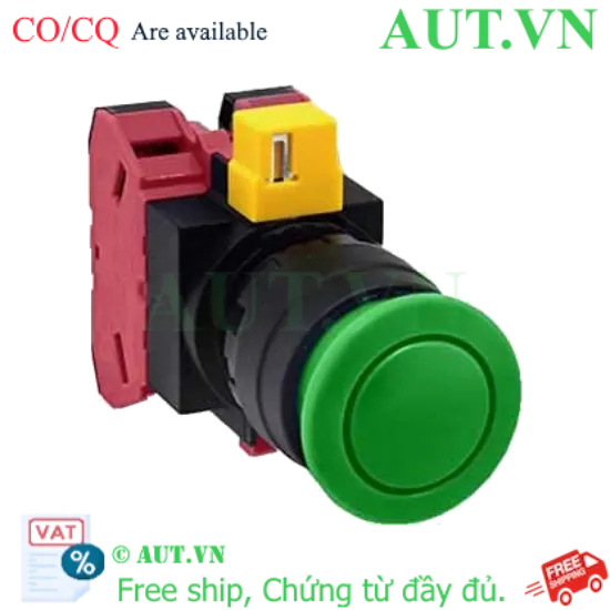 Ảnh của Nút nhấn nhả không đèn IDEC HW1B-M302G D22 2NC (Xanh)
