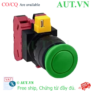 Ảnh của Nút nhấn nhả không đèn IDEC HW1B-M302G-MAU D22 2NC (Xanh)