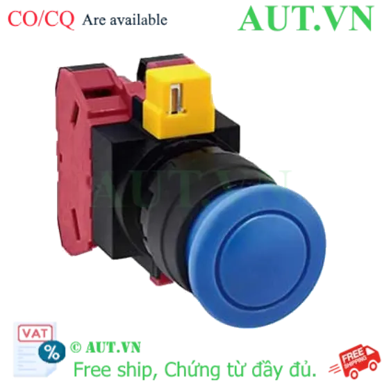 Ảnh của Nút nhấn nhả không đèn IDEC HW1B-M302S-MAU D22 2NC (Xanh)