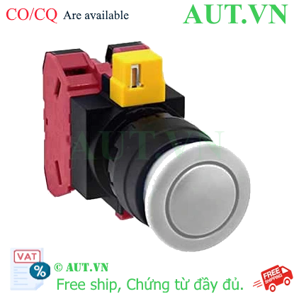 Ảnh của Nút nhấn nhả không đèn IDEC HW1B-M302W D22 2NC (Trắng)