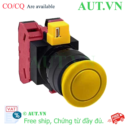 Ảnh của Nút nhấn nhả không đèn IDEC HW1B-M302Y D22 2NC (Vàng)