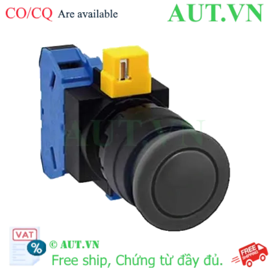 Ảnh của Nút nhấn nhả không đèn IDEC HW1B-M310B D22 1NO (Đen)