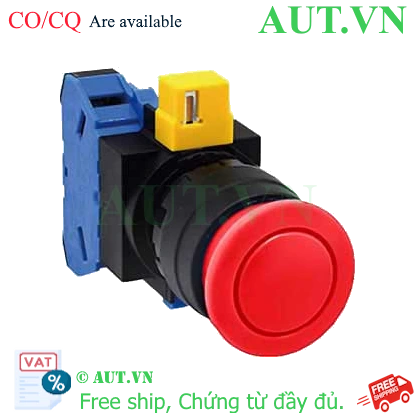 Ảnh của Nút nhấn nhả không đèn IDEC HW1B-M310R-MAU D22 1NO (Đỏ)