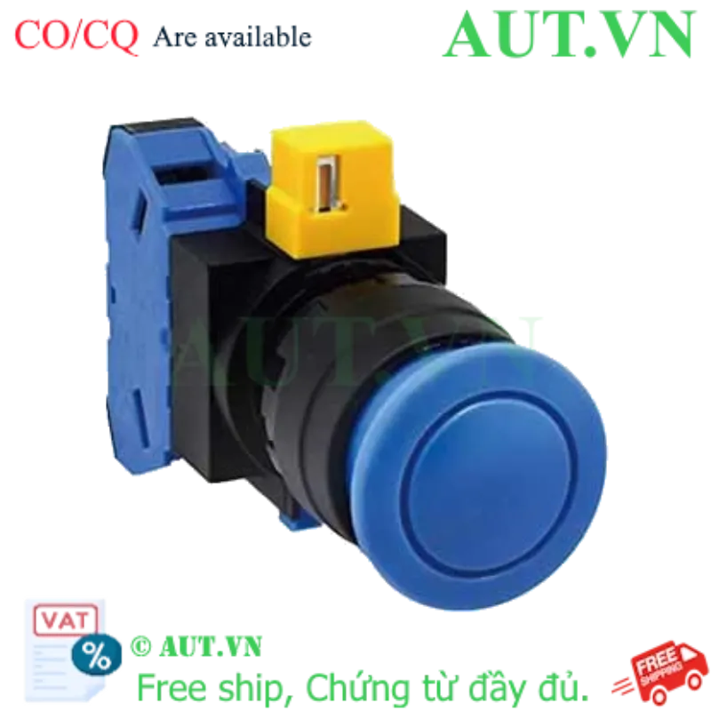Ảnh của Nút nhấn nhả không đèn IDEC HW1B-M310S D22 1NO (Xanh)